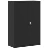 vidaXL Armadio Classificatore Nero 90x40x140 cm in Acciaio