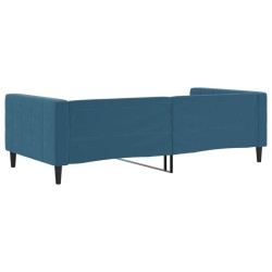 vidaXL Letto da Giorno Blu 100x200 cm in Velluto