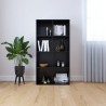 vidaXL Libreria/Credenza Nera 66x30x130 cm in Truciolato  