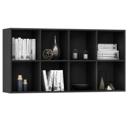 vidaXL Libreria/Credenza Nera 66x30x130 cm in Truciolato  