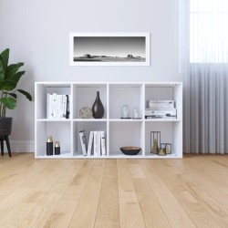 vidaXL Libreria/Credenza Bianca 66x30x130 cm in Legno ingegnerizzato