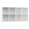 vidaXL Libreria/Credenza Bianca 66x30x130 cm in Legno ingegnerizzato