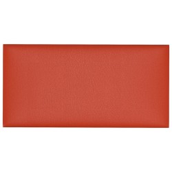 Pannelli Murali 12 pz Rossi 30x15 cm in Similpelle 0,54 m²