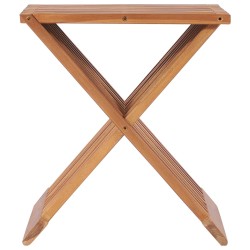 vidaXL Sgabello Pieghevole 40x32x45 cm in Legno Massello di Teak