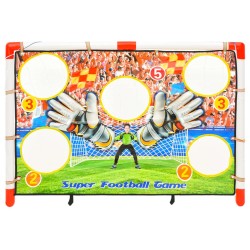 vidaXL Set Porta da Calcio per Bambini con Pannello 120x51x77,5 cm