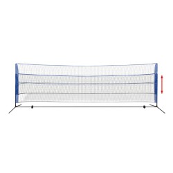 vidaXL Set Rete da Badminton con Volani 500x155 cm