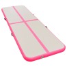 vidaXL Tappetino Ginnastica Gonfiabile con Pompa 700x100x10cm PVC Rosa