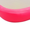 vidaXL Tappetino Ginnastica Gonfiabile con Pompa 600x100x10cm PVC Rosa