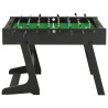 vidaXL Calcio Balilla Pieghevole 121x61x80 cm Nero