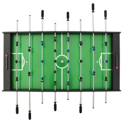 vidaXL Calcio Balilla Pieghevole 121x61x80 cm Nero