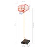 vidaXL Set Canestro da Basket 305 cm