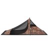 vidaXL Tenda da Campeggio 317x240x100 cm Mimetica