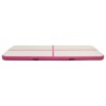 vidaXL Tappetino Ginnastica Gonfiabile con Pompa 300x100x15cm PVC Rosa