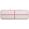 vidaXL Tappetino Ginnastica Gonfiabile con Pompa 300x100x15cm PVC Rosa