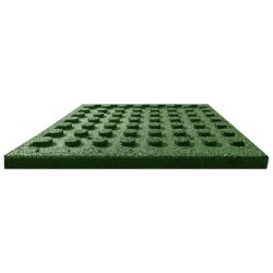    Piastrelle Anticaduta 24 pz in Gomma 50x50x3 cm Verde