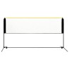 vidaXL Rete da Badminton Regolabile 300x103x94-158 cm in Metallo