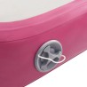 vidaXL Tappetino Ginnastica Gonfiabile con Pompa 400x100x15cm PVC Rosa