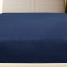 vidaXL Lenzuolo con Angoli Jersey Blu Marino 160x200 cm Cotone