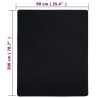 vidaXL Lenzuola con Angoli Jersey 2pz Nero 90x200 cm Cotone