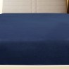 vidaXL Lenzuolo con Angoli Jersey Blu Marino 90x200 cm Cotone