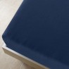 vidaXL Lenzuola con Angoli Jersey 2pz Blu Marino 100x200 cm Cotone