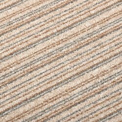 vidaXL Quadrotte di Moquette 20 pz 5 m² 50x50 cm Beige a Strisce