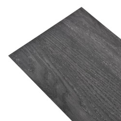 vidaXL Listoni Pavimenti Non Autoadesivi PVC 5,26 m² 2 mm Nero Bianco