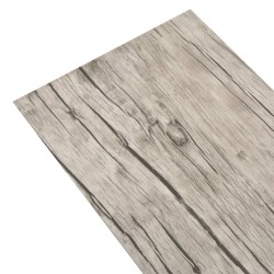 vidaXL Listoni Pavimenti Non Autoadesivi PVC 5,26m² 2mm Rovere Slavato