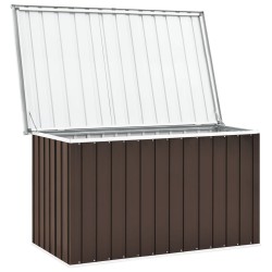 vidaXL Baule da Giardino Marrone 149x99x93 cm