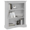    Libreria a 3 Livelli in Pino Corona Range Grigio 81x29x100 cm