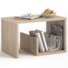 FMD Tavolino da Caffè 2 in 1 59x36x38 cm Rovere