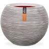 Capi Vaso a Sfera Nature Rib 62x48 cm Avorio KOFI271