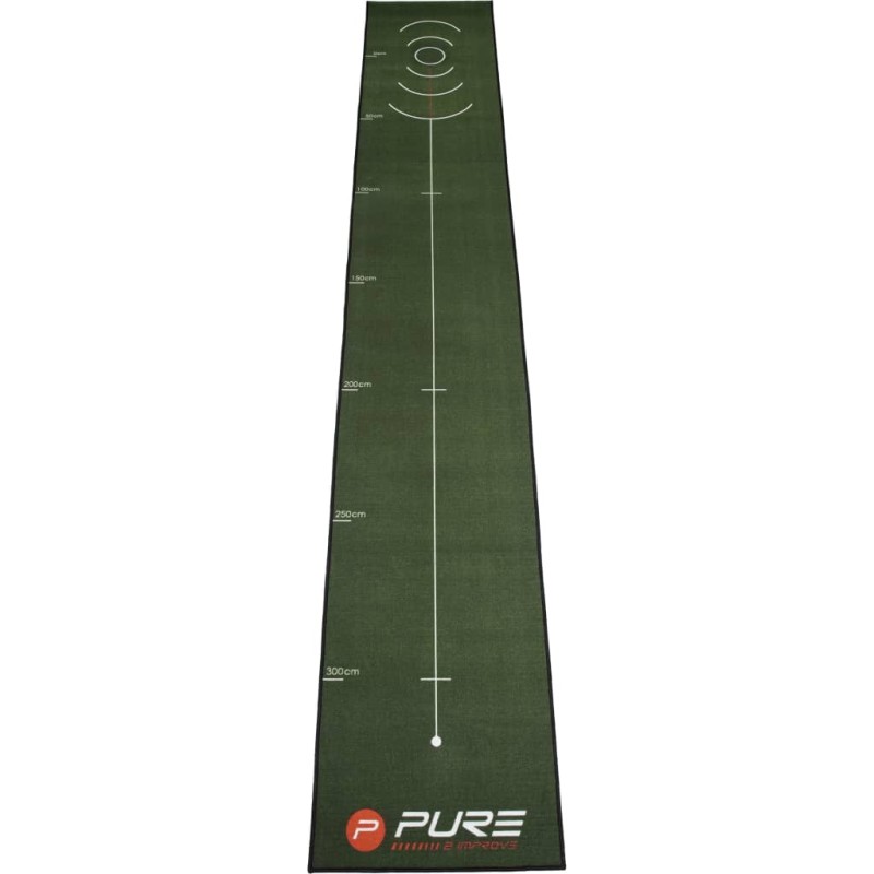 Pure2Improve Tappetino da Golf per Putt 400x66 cm