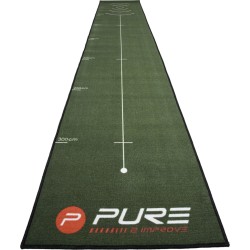 Pure2Improve Tappetino da Golf per Putt 400x66 cm