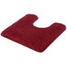 Kleine Wolke Tappeto per Toilette Relax 55x55 cm Rosso Rubino