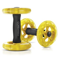 SKLZ Allenatore per Addominali Core Wheels Giallo e Nero