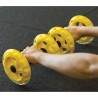 SKLZ Allenatore per Addominali Core Wheels Giallo e Nero