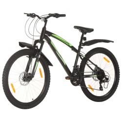 vidaXL Mountain Bike 21 Speed 26" Ruote 46 cm Nero