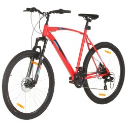 vidaXL Mountain Bike 21 Speed 29" Ruote 58 cm Telaio Rosso