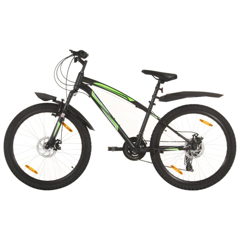 vidaXL Mountain Bike 21 Speed 26" Ruote 36 cm Nero