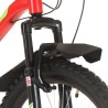 vidaXL Mountain Bike 21 Speed 26" Ruote 42 cm Rosso