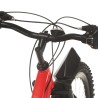 vidaXL Mountain Bike 21 Speed 26" Ruote 42 cm Rosso