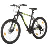 vidaXL Mountain Bike 21 Speed 27,5" Ruote 50 cm Nero