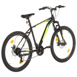 vidaXL Mountain Bike 21 Speed 27,5" Ruote 50 cm Nero