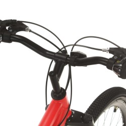 vidaXL Mountain Bike 21 Speed 27,5" Ruote 50 cm Rosso