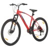 vidaXL Mountain Bike 21 Speed 29" Ruote 48 cm Rosso