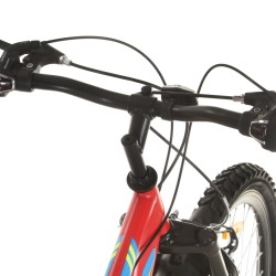 vidaXL Mountain Bike 21 Speed 26" Ruote 49 cm Rosso