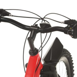 vidaXL Mountain Bike 21 Speed 26" Ruote 36 cm Rosso