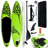 vidaXL Set Tavola Gonfiabile da SUP 305x76x15 cm Verde