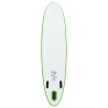 vidaXL Set Tavola Gonfiabile da SUP Verde e Bianco